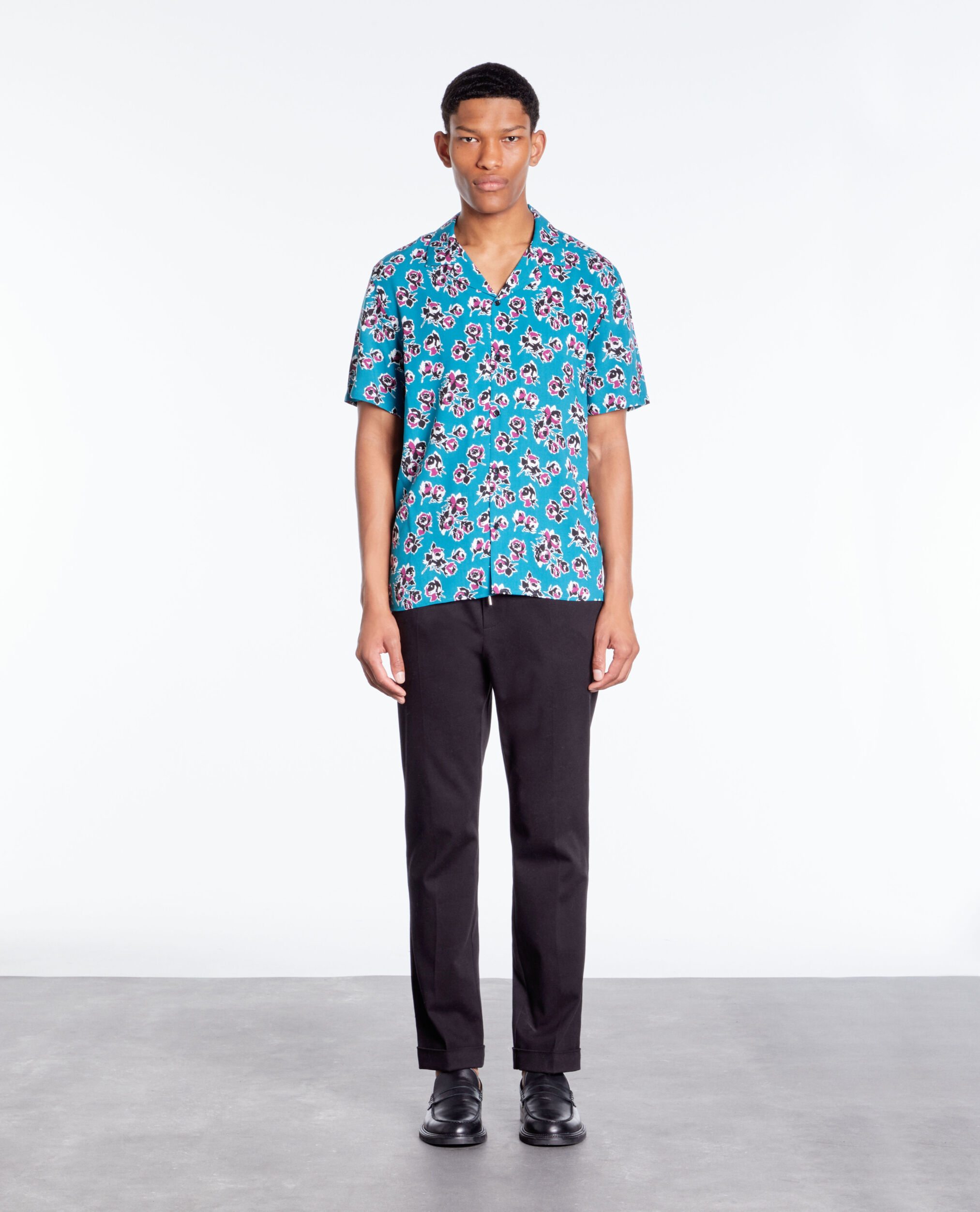 Chemise imprimée manches courtes