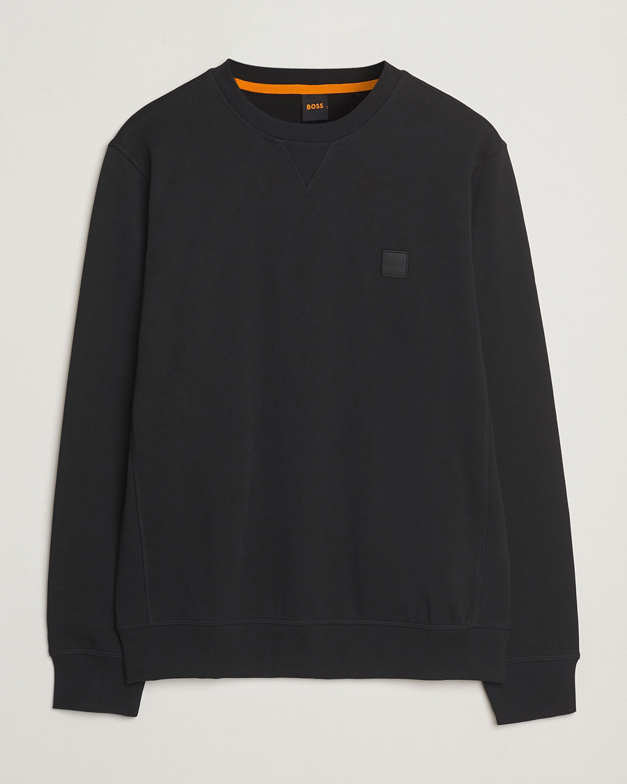 BOSS ORANGE Westart Logo Sweatshirt Black
