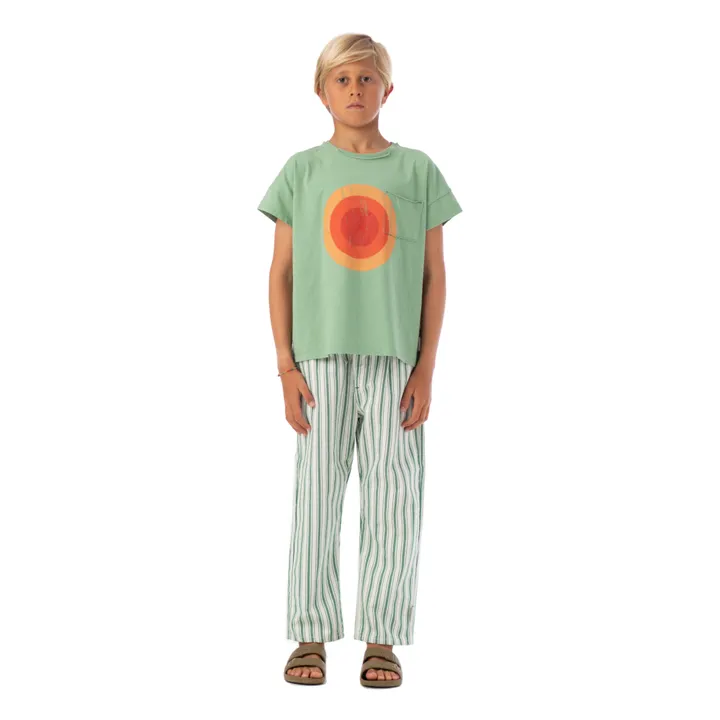 Piupiuchick Pantalon Rayure | Vert