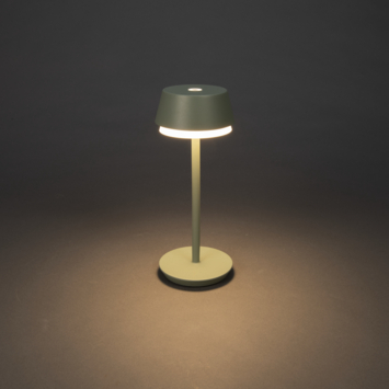 Konstsmide tafellamp Lyon groen 30xø12 cm