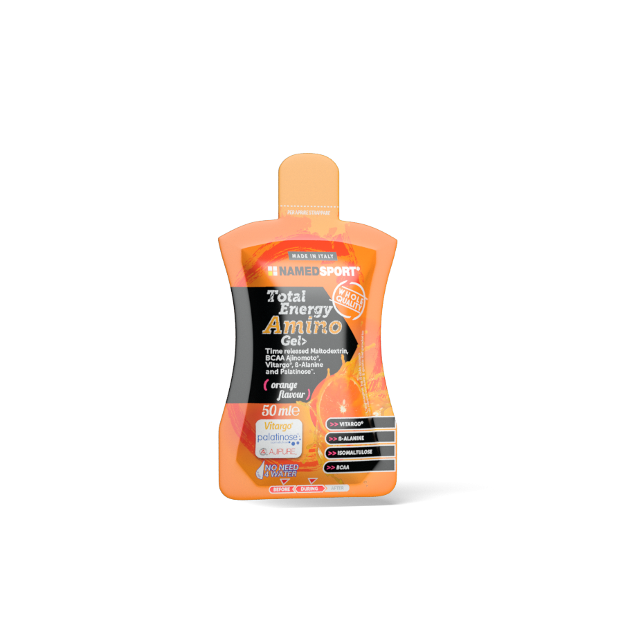 Namedsport Total Energy Amino Gel Sinaasappel 32 stuks
