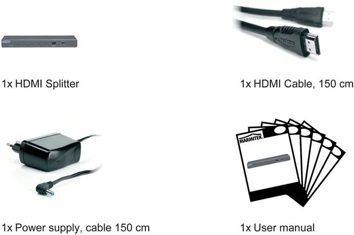 Marmitek Split 614 UHD 2.0 Commutateurs, switch et sélecteurs