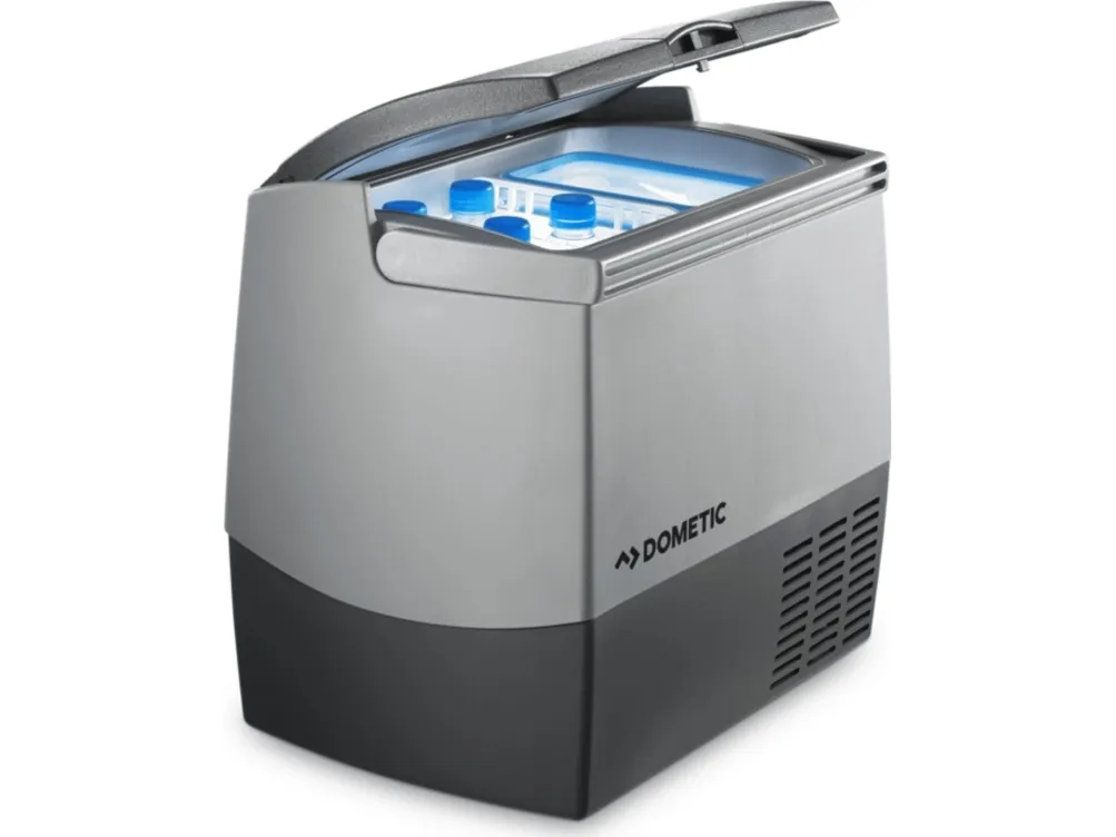 Dometic CoolFreeze CDF 18 - Konvertibel køleskab/fryser - bærbar - bredde: 46.5 cm - dybde: 30 cm - højde: 41.4 cm - 18 liter - grå