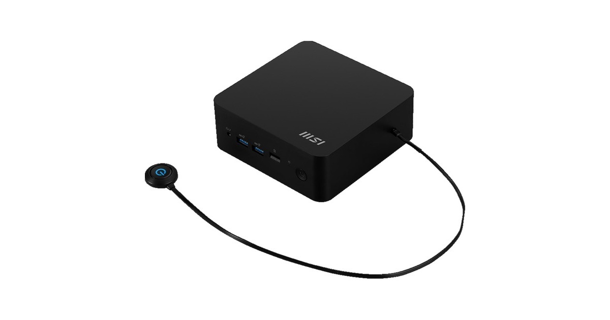 MSICubi NUC 1MG-244BEU barebone  (Zwart | Core 3 100U | Intel Graphics)