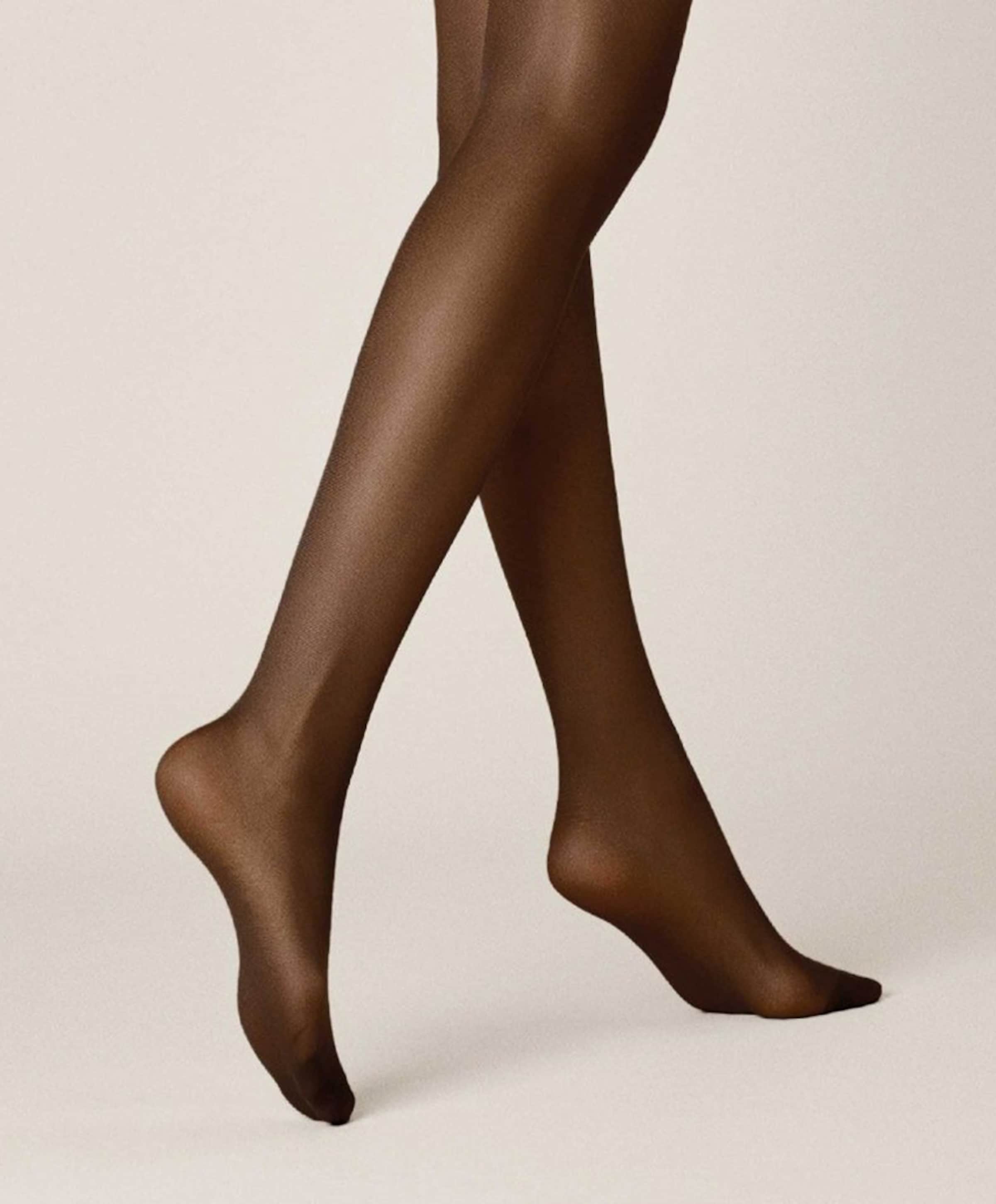 Kunert Dames panty Satin Look 20 denier bruin