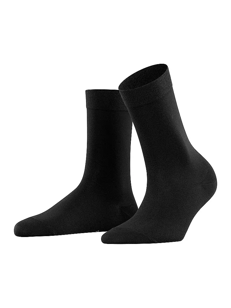 FALKE Socken COTTON TOUCH black schwarz