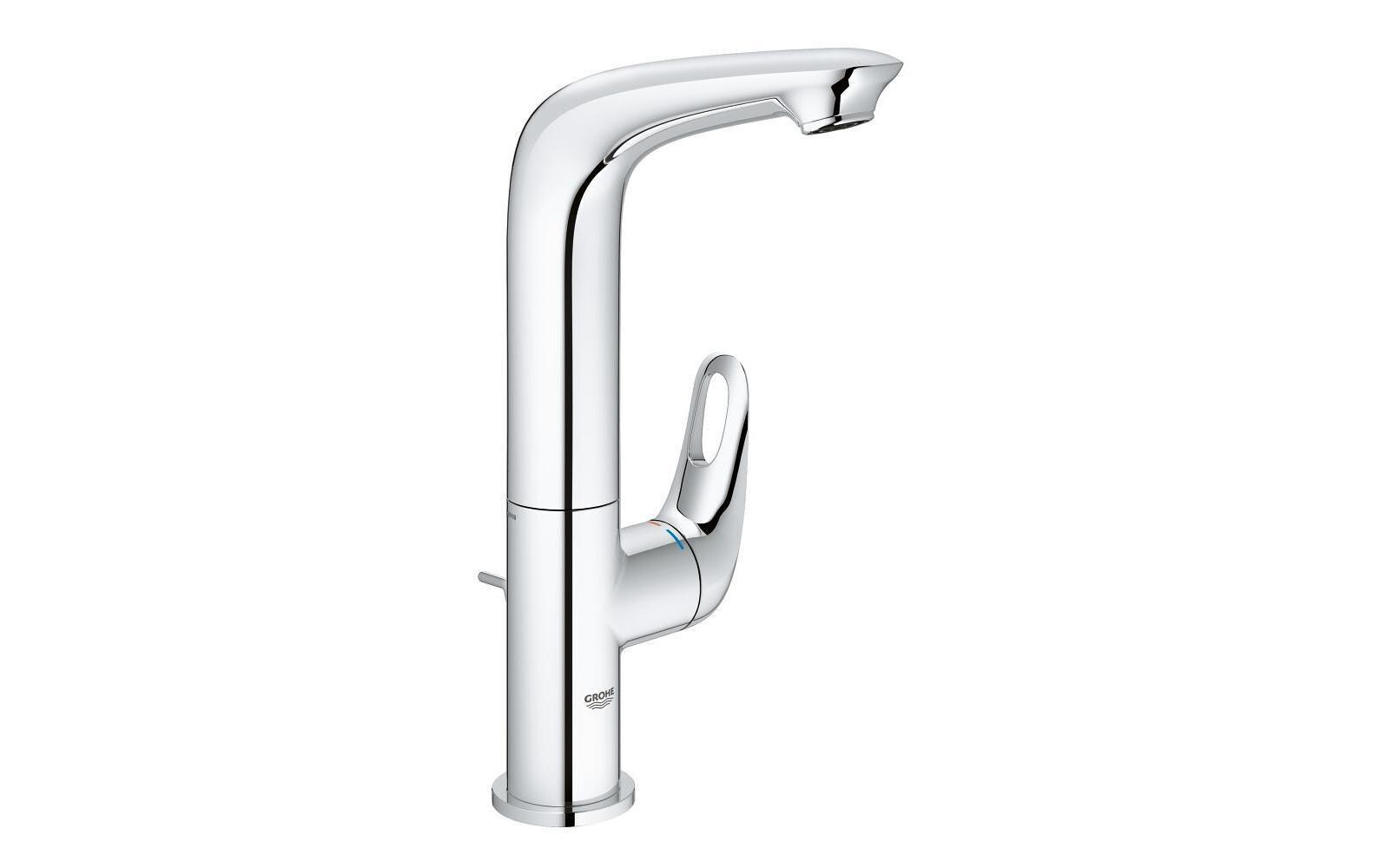 Lavaboarmatur Eurostyle L-Size, Chrom, offener Griff<br>Stilvolle Waschtischarmatur