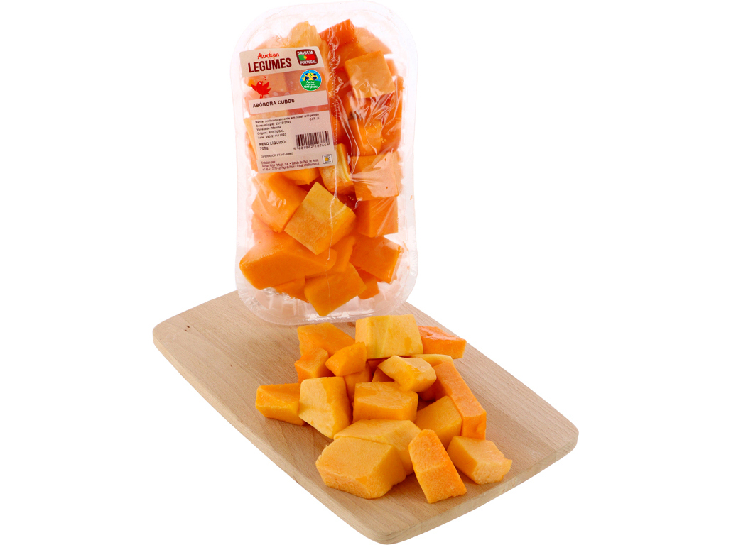 ABÓBORA CUBOS AUCHAN CULTIVAMOS O BOM 700 G