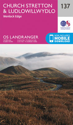 Ludlow & Church Stretton, Wenlock Edge - OS Landranger Map 137 (Sheet map, folded)