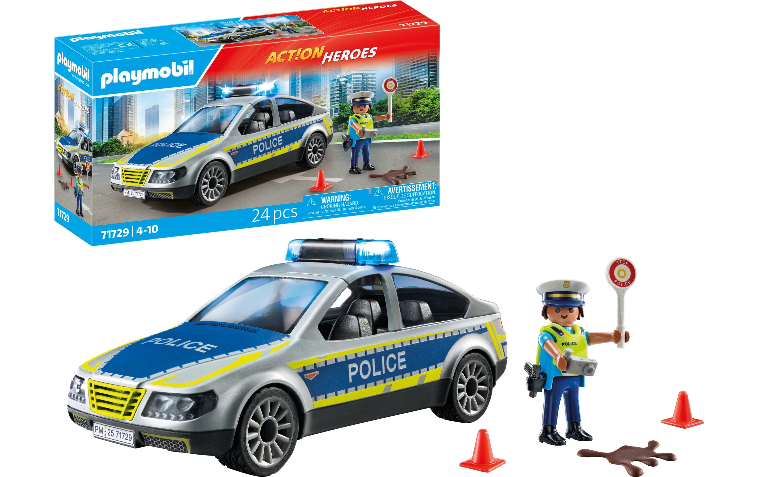 Action Heroes Polizei Streifenwagen 71729Spielfigur-Set