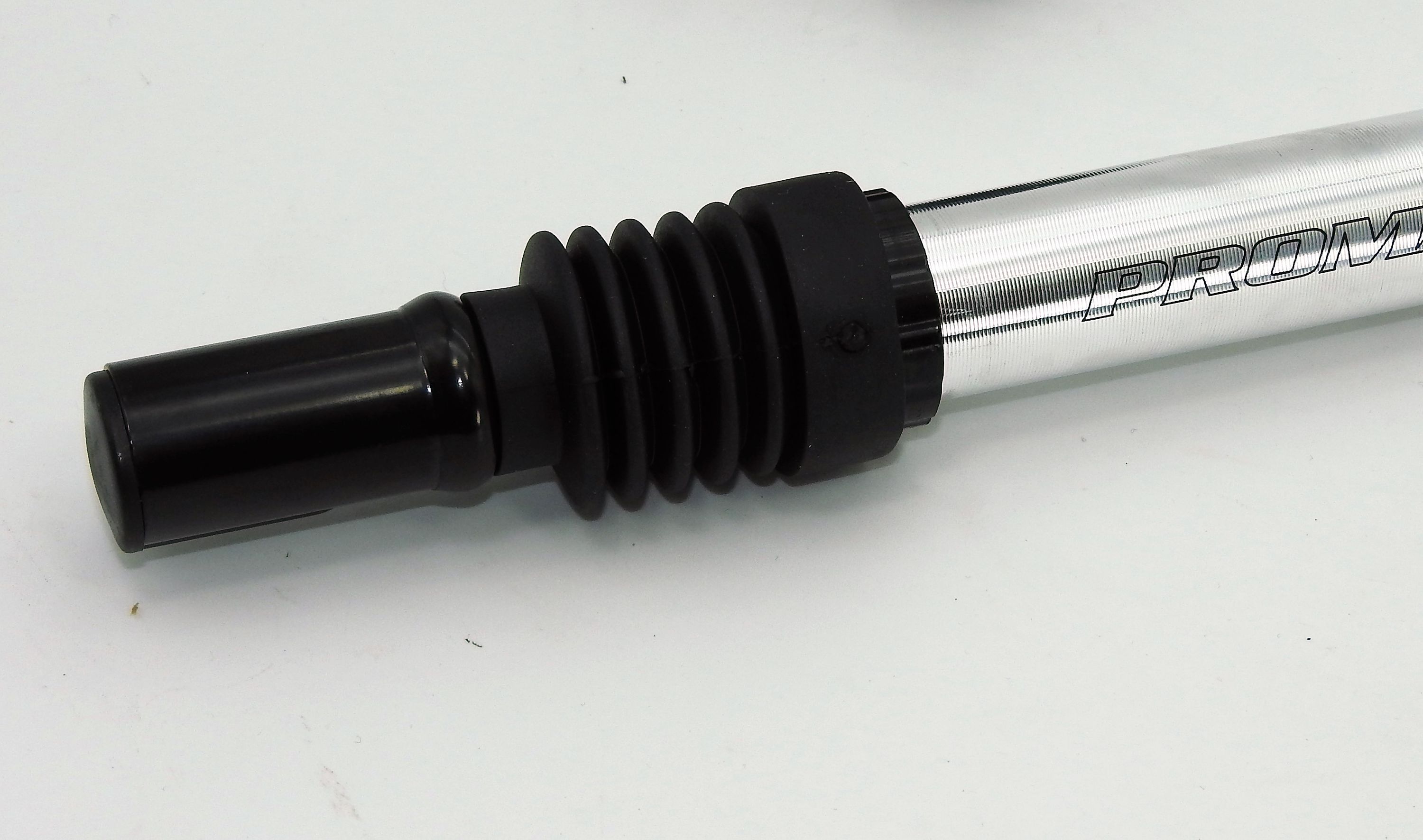 Promax gefederte Sattelstütze 27,6mm mit KLoben silber