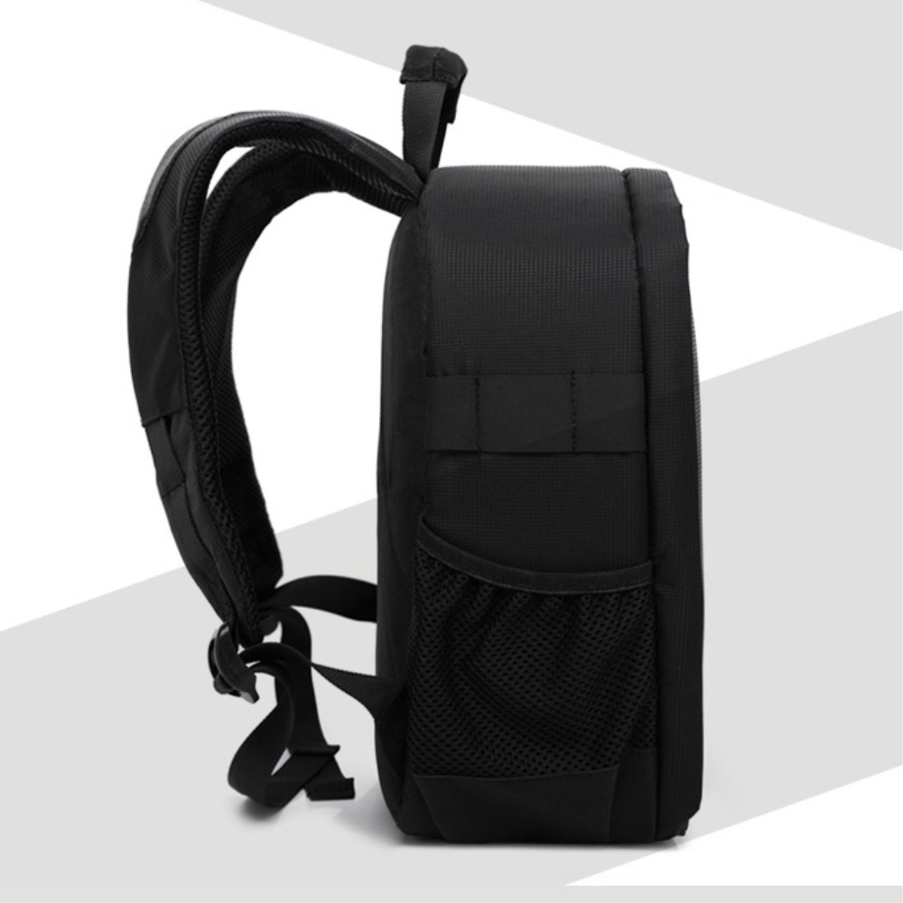 Spritzwassergeschützte DSLR Kamera Compact Backpack Tasche Tragetasche - Schwarz / Rot