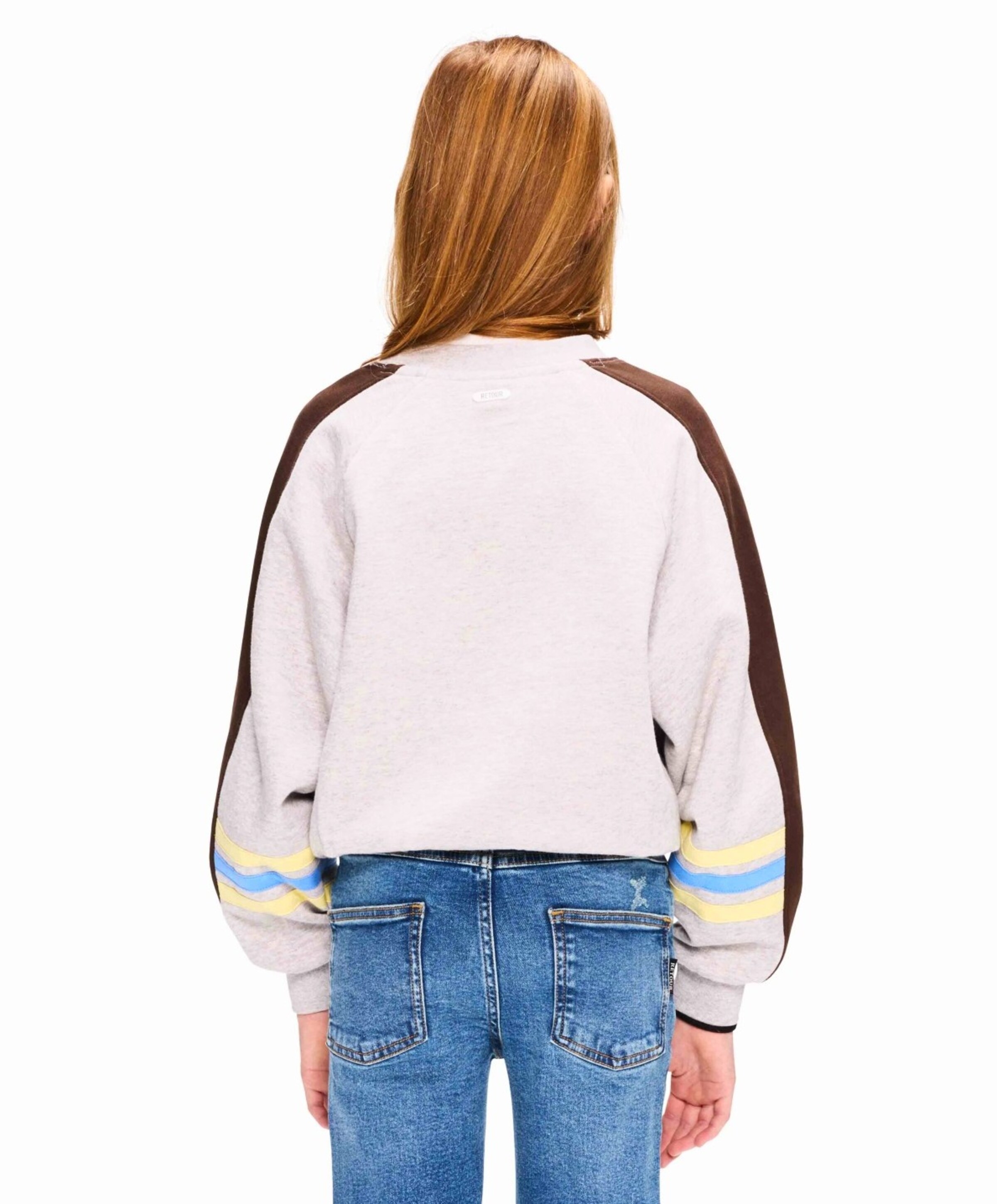 Retour Meisjes sweater grijs