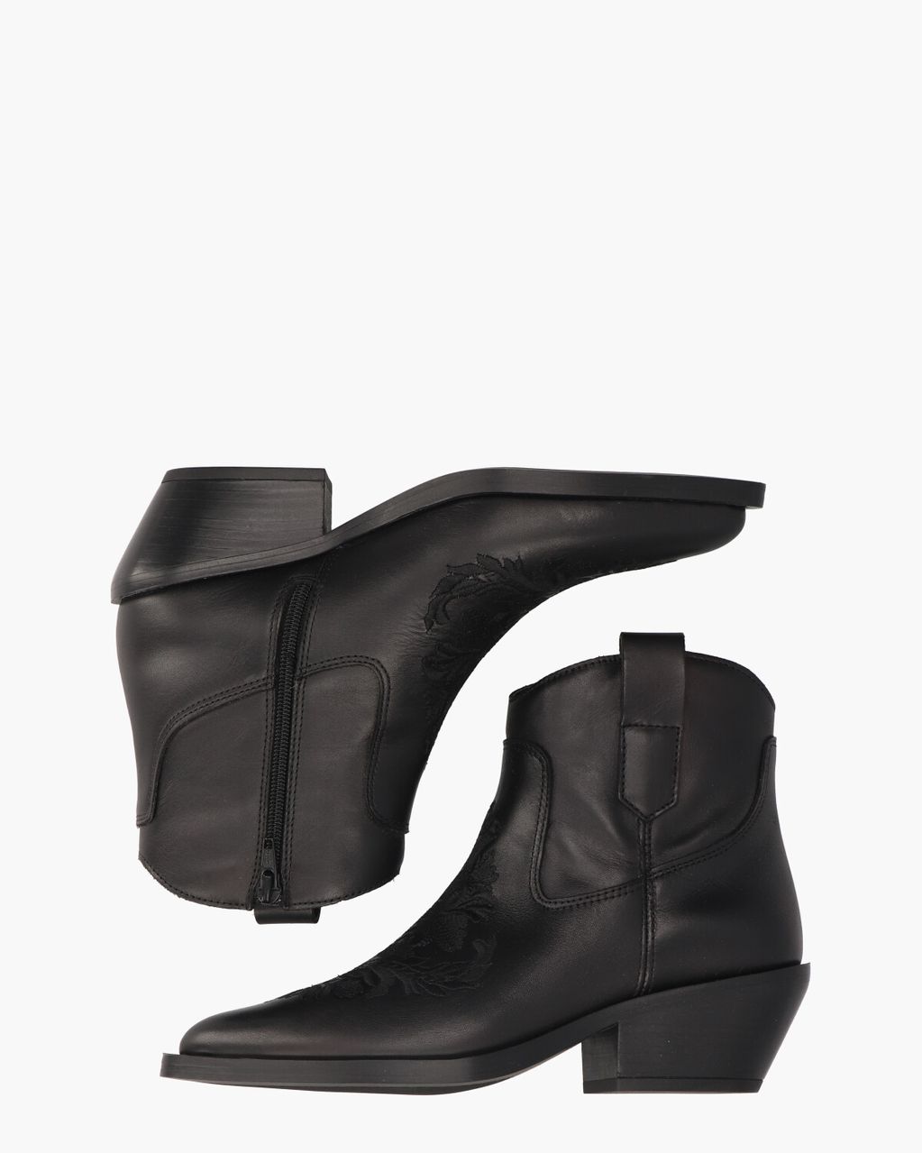 Alpe Holly 5252 Zwart Dames Enkelboots