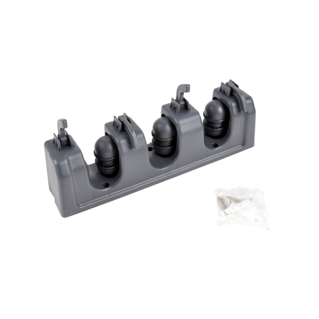 Accroche pour 3 balais 9x27x6cm