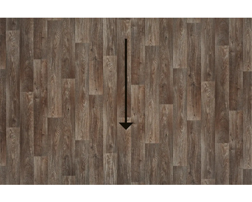 PVC vloer Puccini strokenparket bruin FB846 300 cm breed (per meter verkocht)