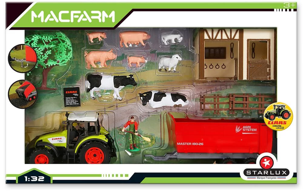 COFFRET FERME CLAAS - ECHELLE 1:32