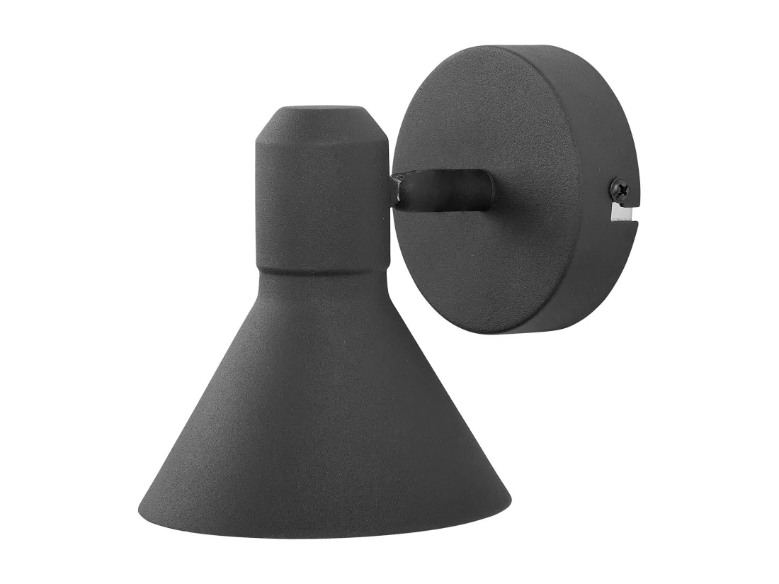 Lot de 2 spots MERSEY Réglable Métal Noir