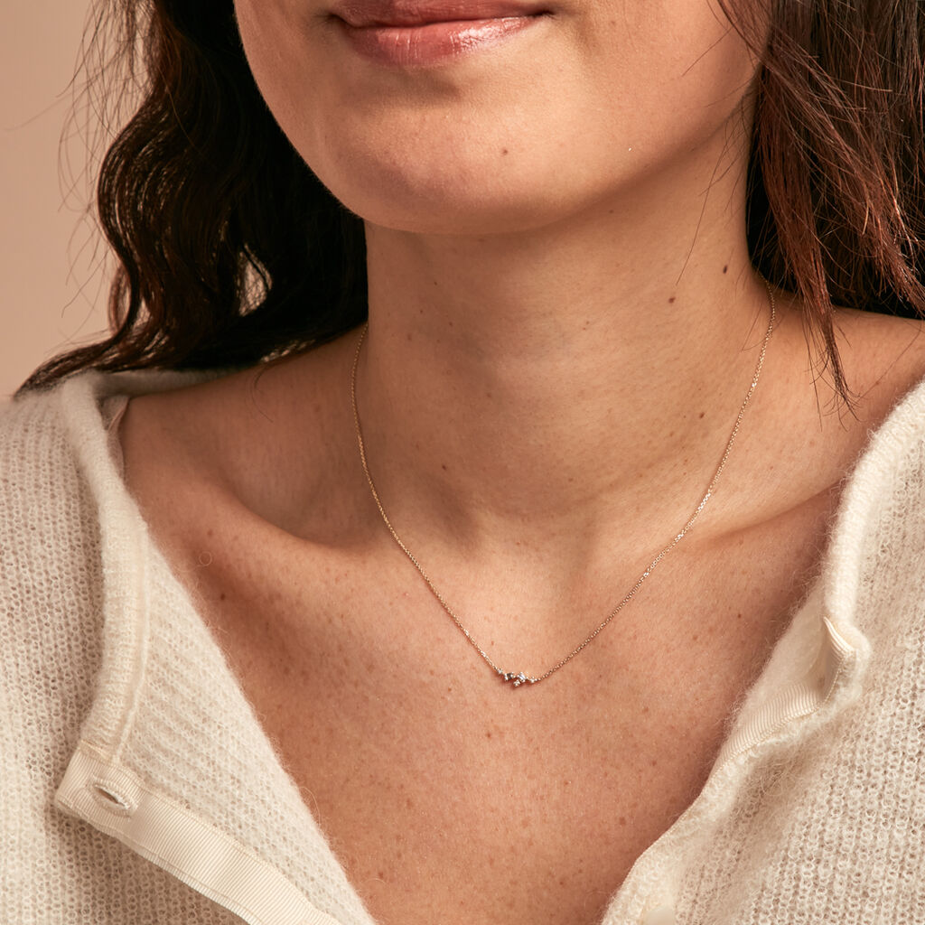 Collier Joy Or Jaune Diamant
