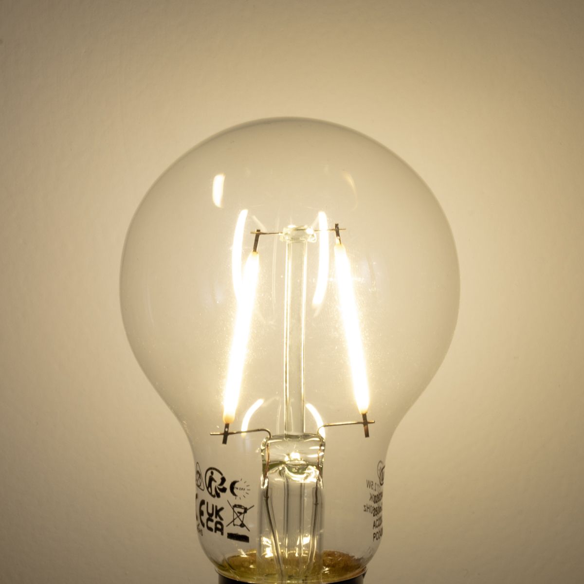 Set van 5 E27 LED lamp A60 schemersensor 2,5W 250 lm 3000K
