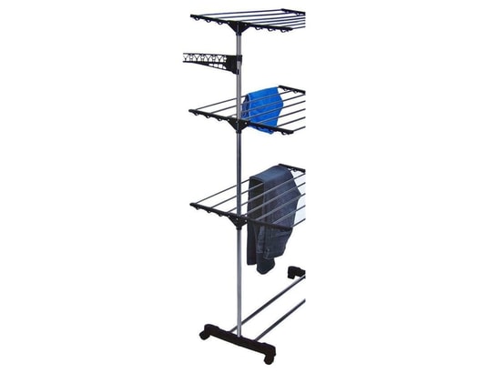 BATHROOM SOLUTIONS - Séchoir linge tour sur pied 80x57x165 cm