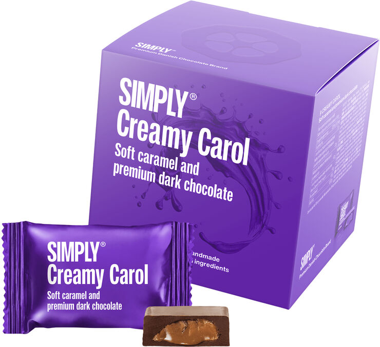 Simply Chocolate Cube, Creamy Carol (90 g)