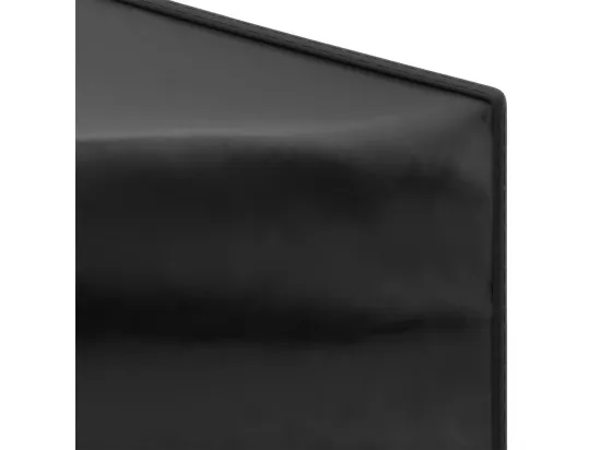 Tente de réception pliable avec parois Noir 2x2 m