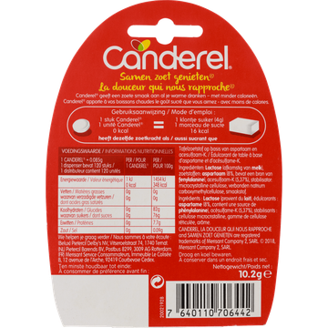 Canderel Pocket Pack 120 Stuks 10,2 g
