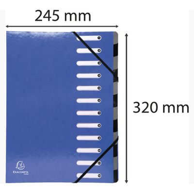 Exacompta Iderama - Trieur extensible 12 positions - disponible dans différentes couleurs