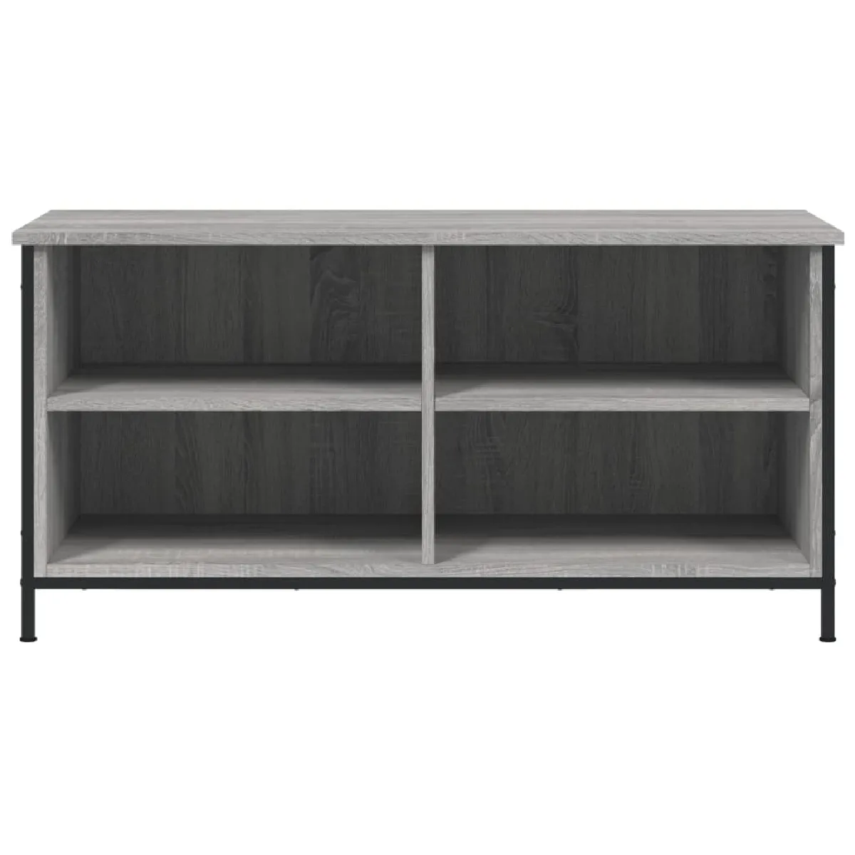 vidaXL Meuble TV - Sonoma Gris - 100 cm