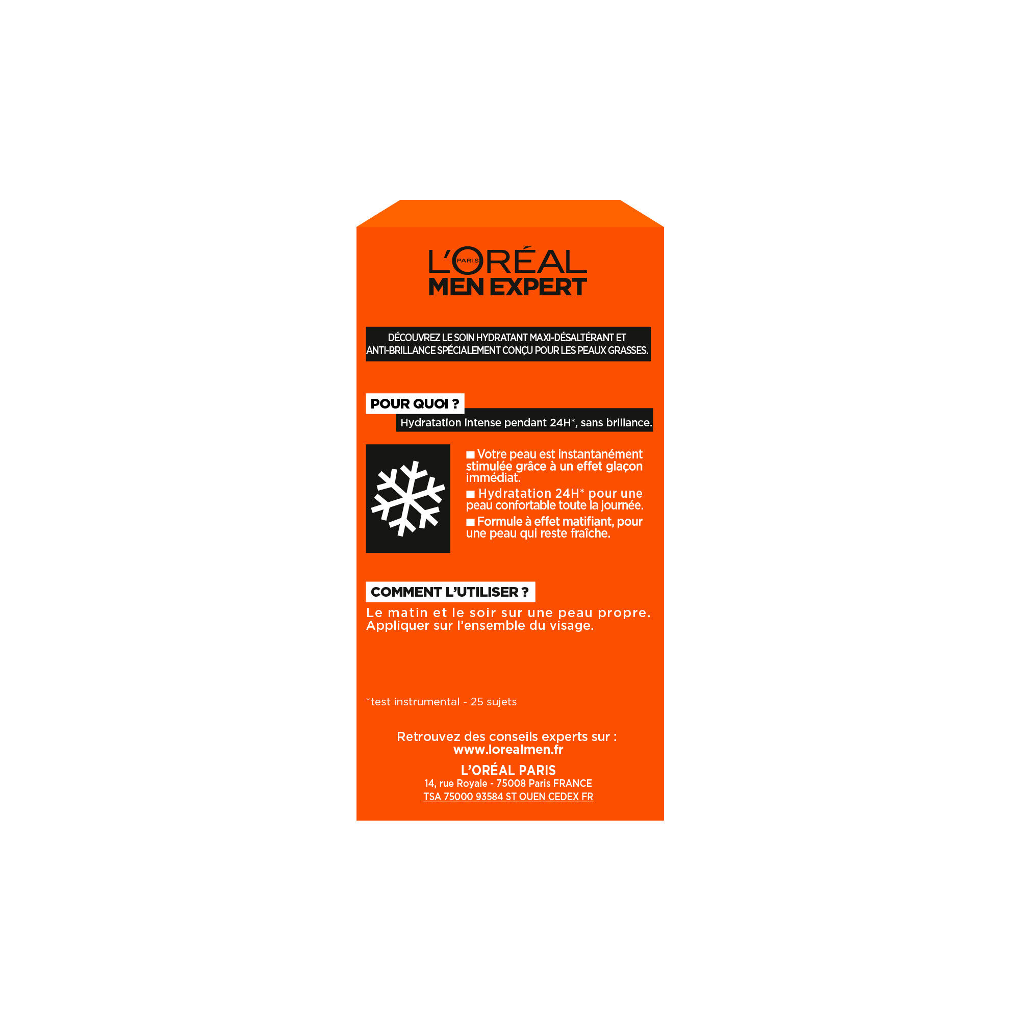 Men Expert Hydra Energetic Maxi Désaltérant Gel hydratant désaltérant