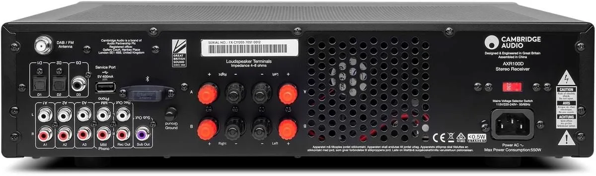 Cambridge Audio AX R100 D Amplis hi-fi stéréo