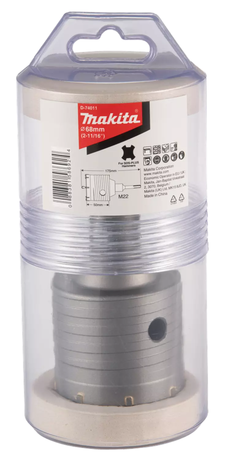 Makita D-74011 Kroonboorhouderset - 68mm