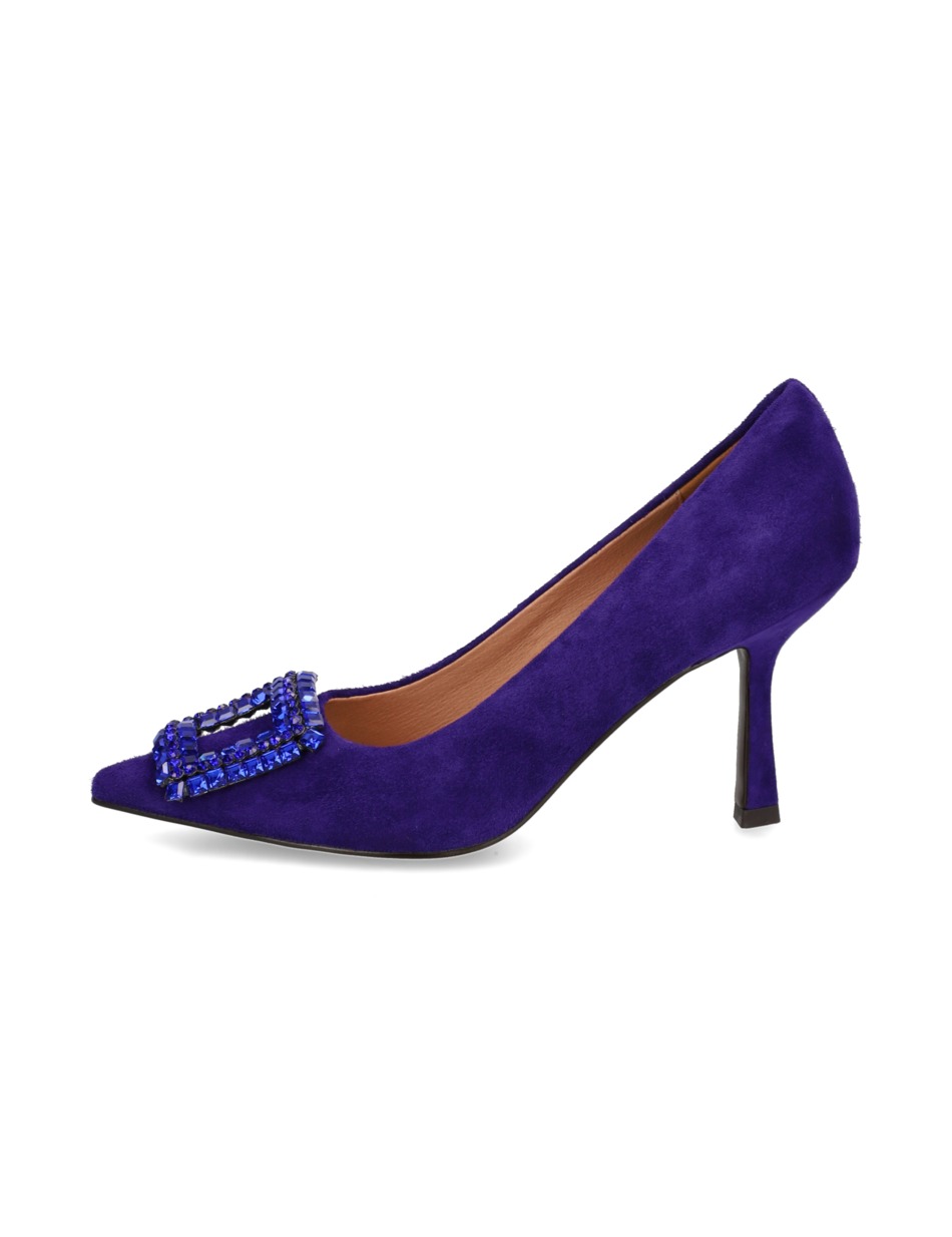 Veloursleder Pumps