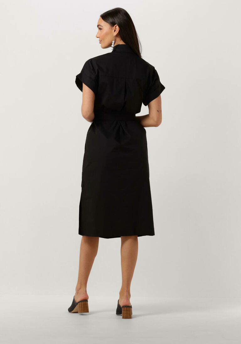 SUNCOO zwarte suncoo midi jurk clodie