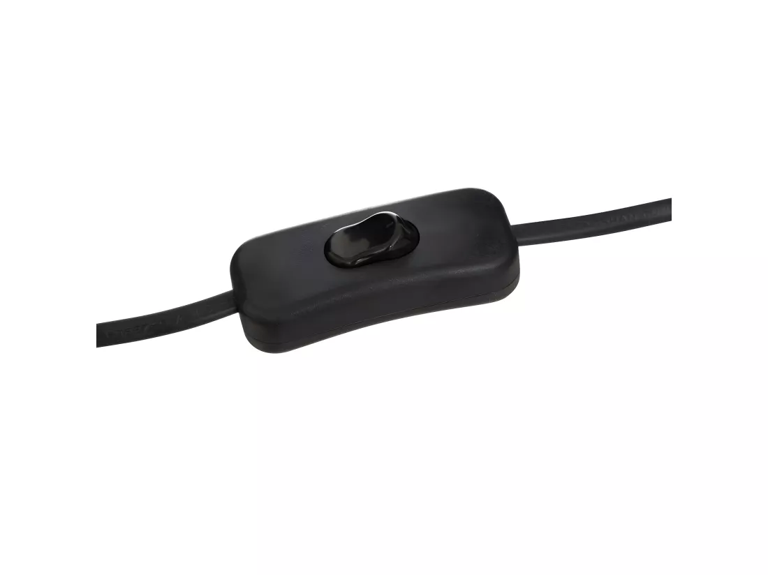Applique murale en métal Noir H 25 cm