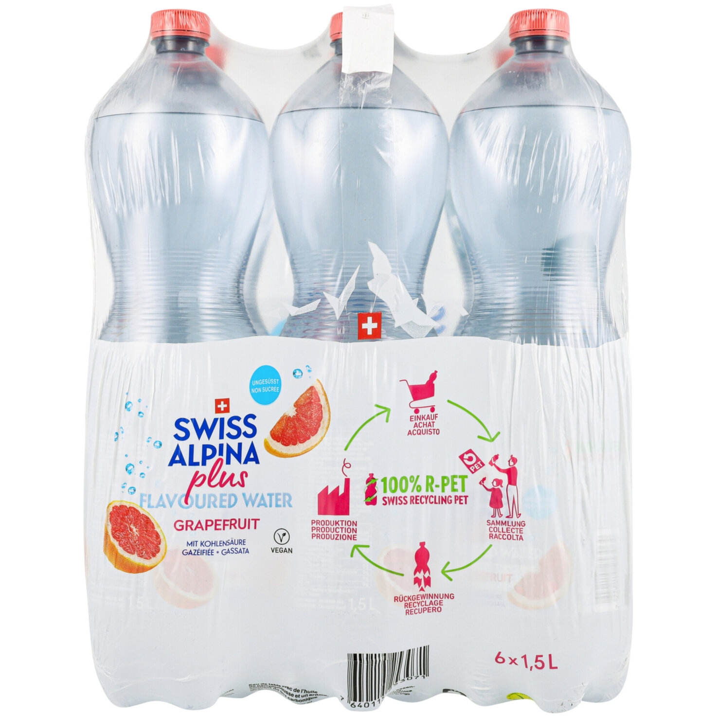 Swiss Alpina plus Grapefruit 6x1.5L