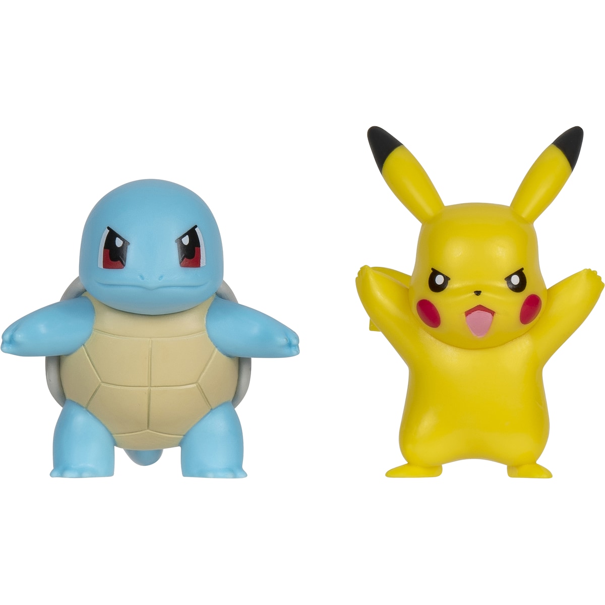 Pokémon actionfigursett to-pakning (Squirtle, Pikachu)