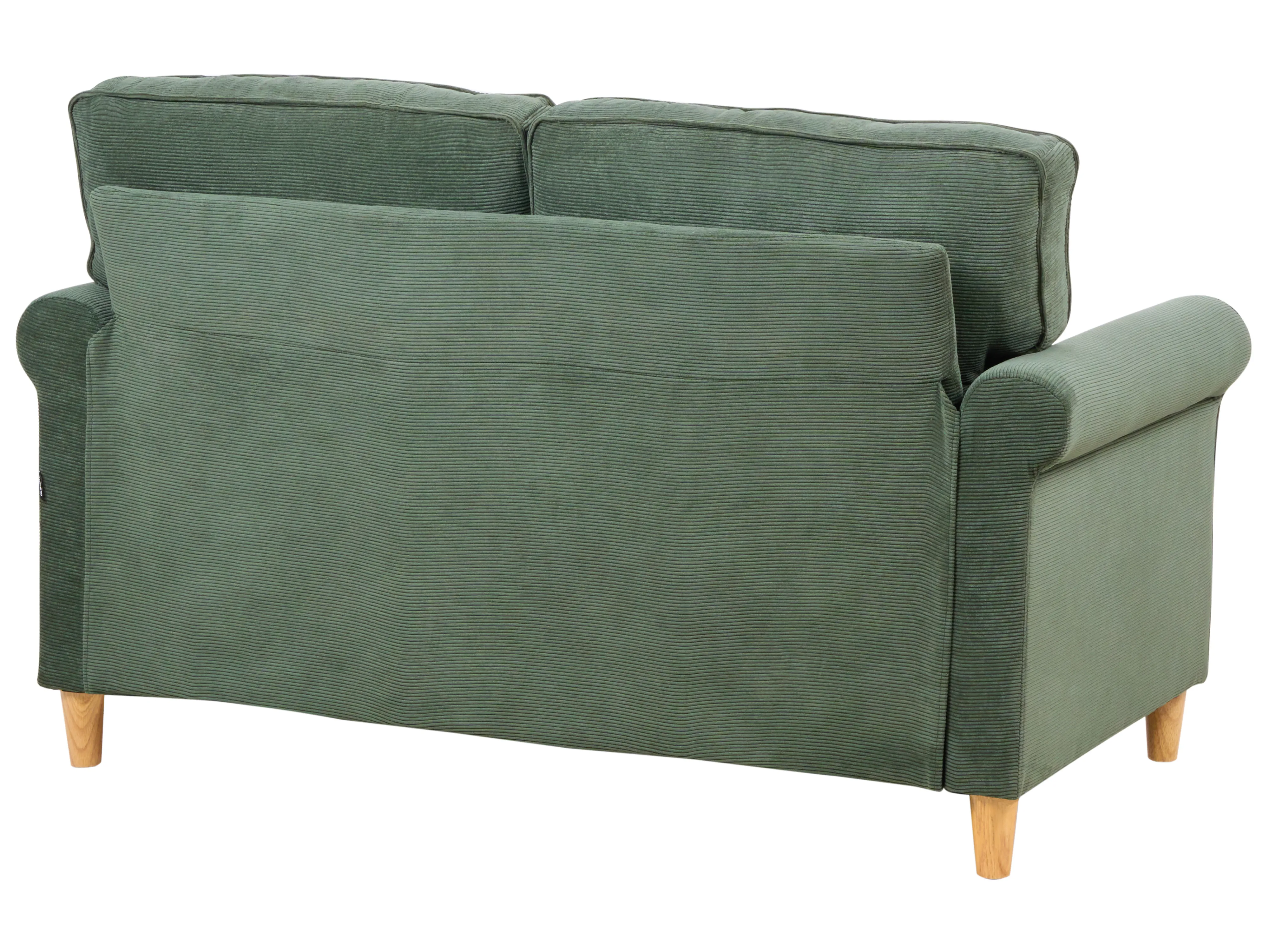 Bank 2-zits RONNEBY Corduroy Donkergroen