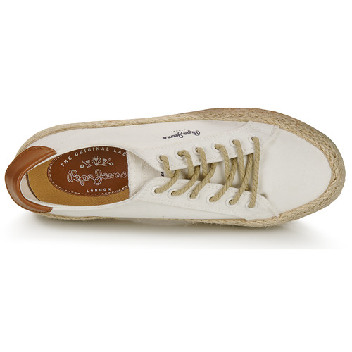 Pepe jeans - KYLE CLASSIC - Blanc / Marron