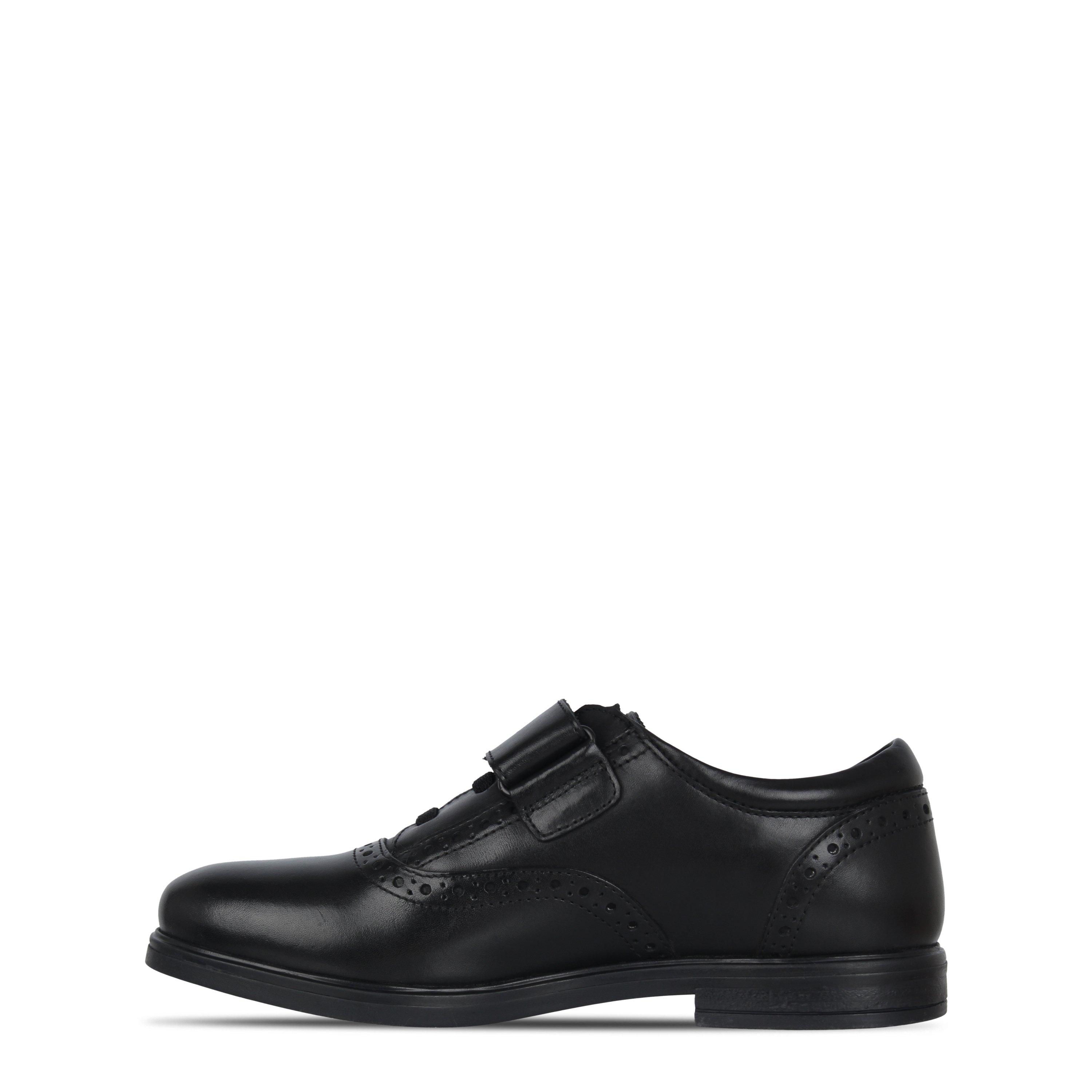 Fabric Hook and Loop Derby Shoes Juniors