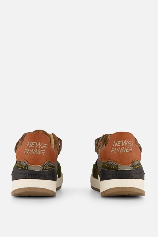 Shoesme Trainer Sneakers bruin Leer