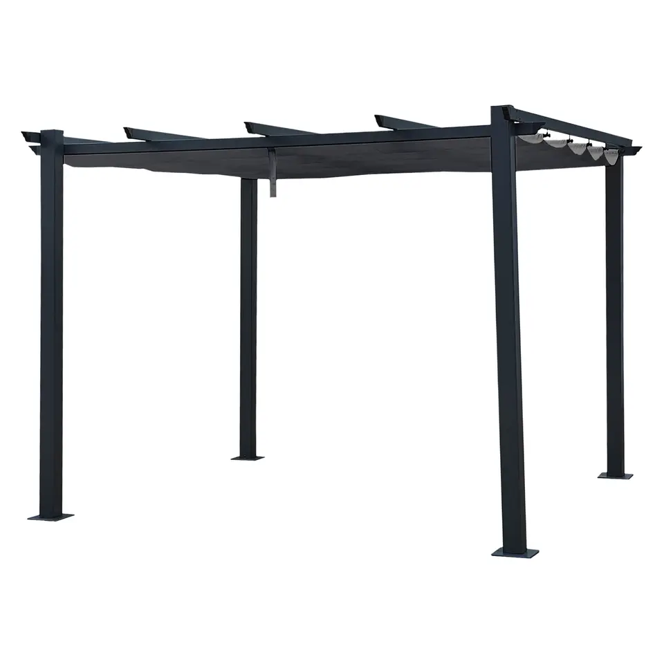 Happy Garden Pergola CASSIS - Grijs - Aluminium