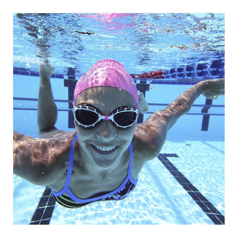 Zoggs PREDATOR - Lunettes de natation pink white/tint smoke