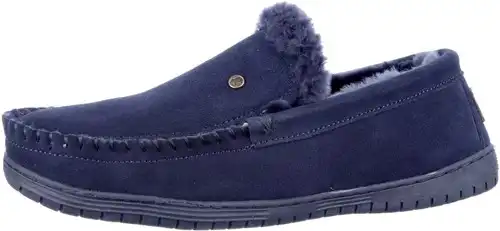 Grizzly Warmbat blauw - maat 47 pantoffel blauw - maat 47 Calandschoen