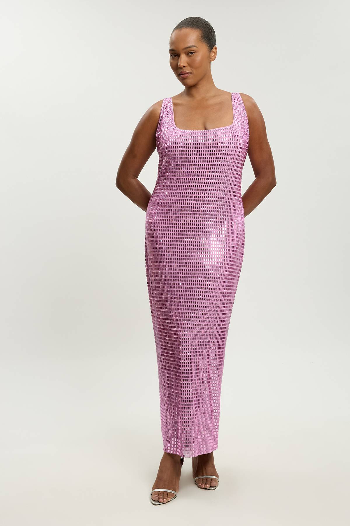 KarenMillen Robe Midi Grande Taille Premium Ornée De Cristaux Whitley Neill