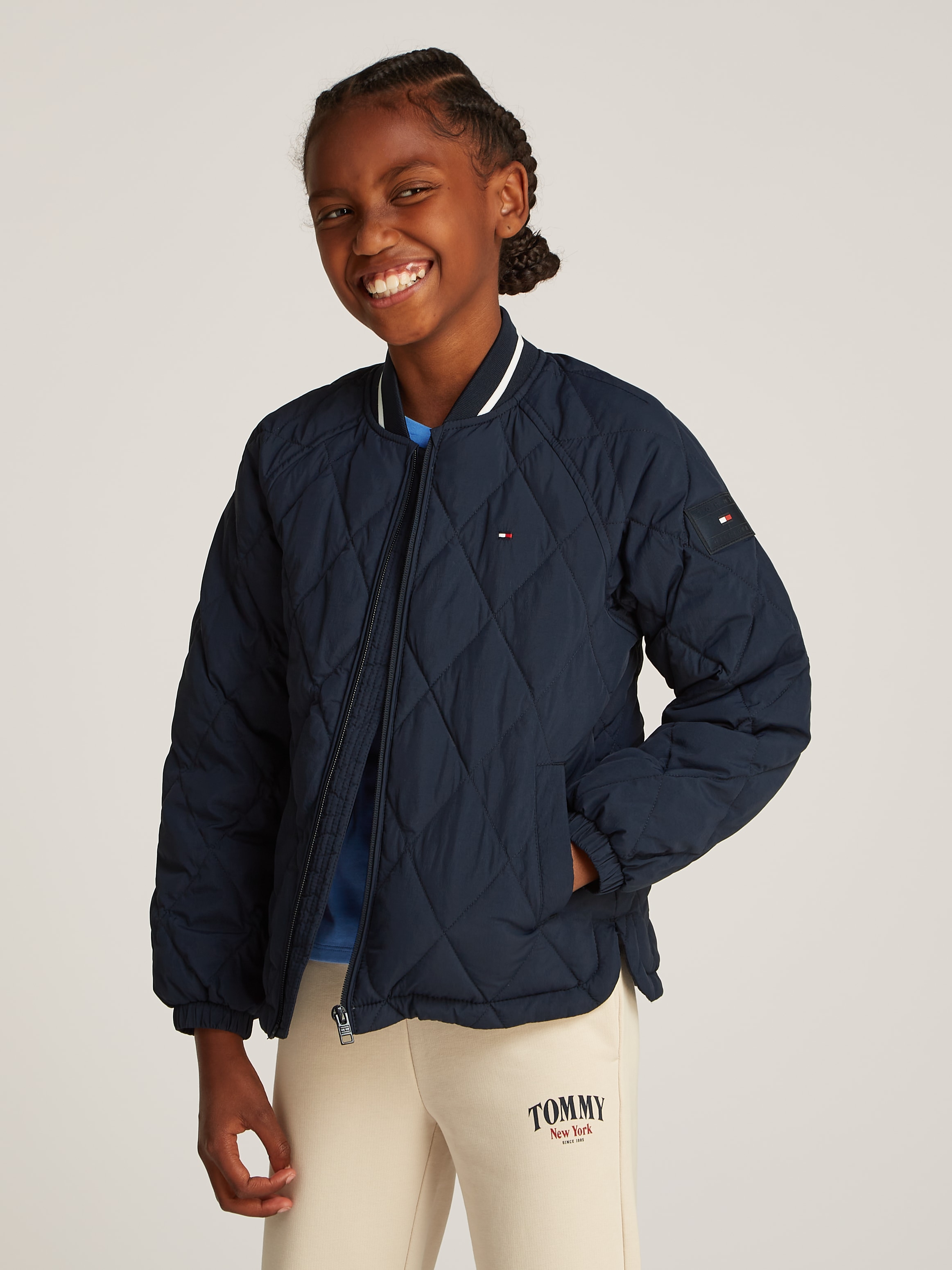 Tommy Hilfiger Steppjacke »U QUILTED JACKET« mit wärmender Wattierung