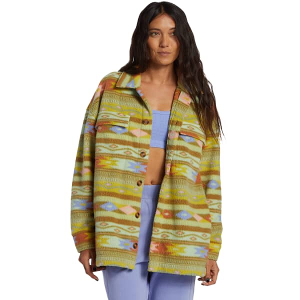 Chemise BILLABONG HAPPY CAMPER SHACKET W KIWI