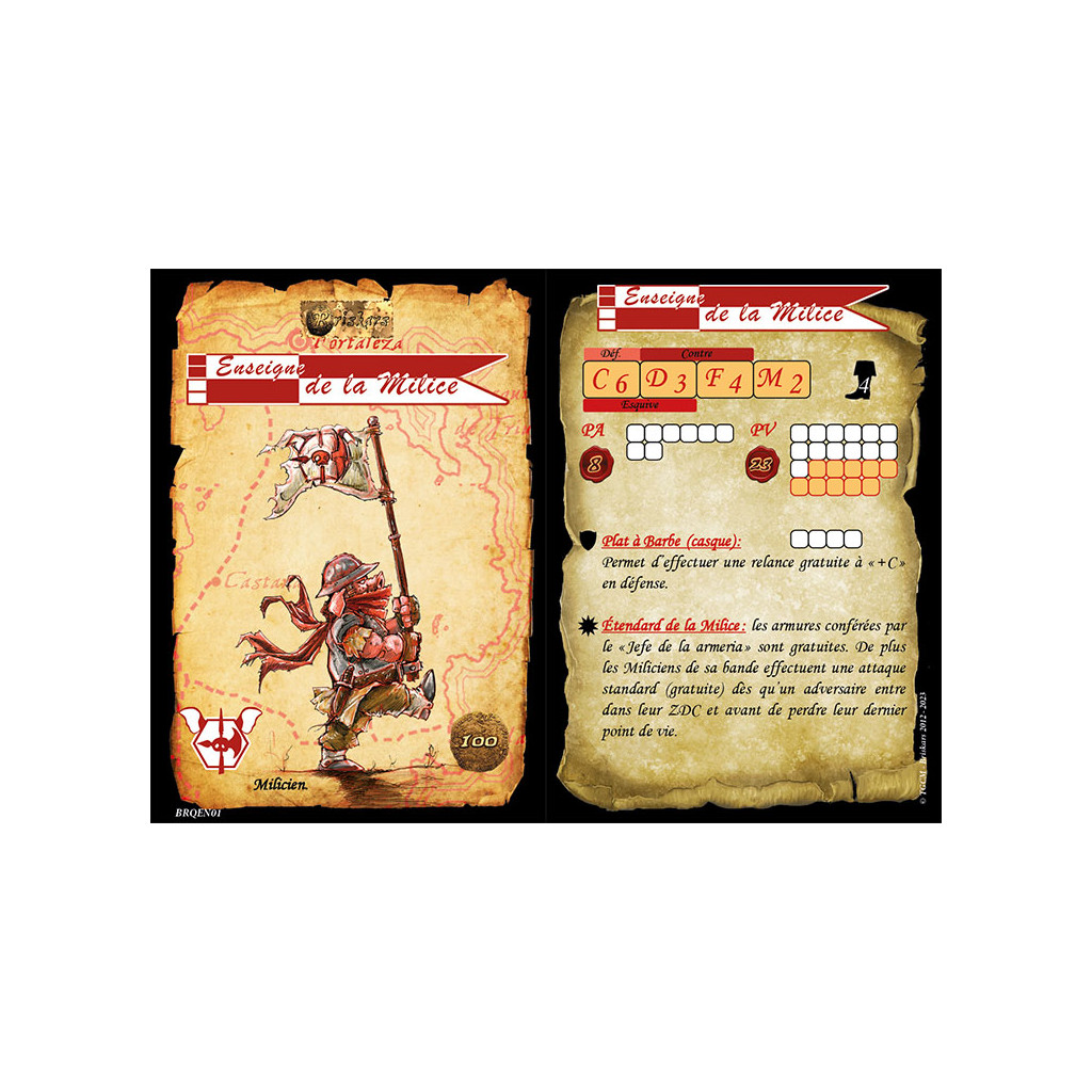 Briskars - Quintors - Enseigne de la Milice