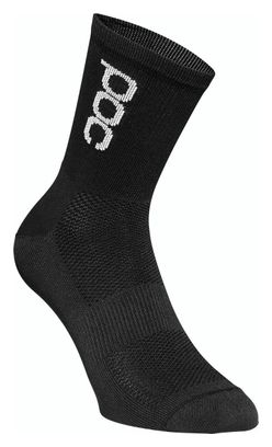 Paire de Chaussettes Poc Essential Road Light Noir Uranium